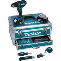 Makita DHP482RFX9 (с 2-мя АКБ, кейс, оснастка)