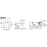 Villeroy & Boch Subway 2.0 5614A1R1 (без сиденья) Image #2