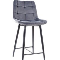 Signal Chic H-2 Velvet (bluvel 14 серый/черный)