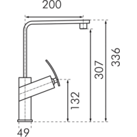 Blue Water Nicole матовый хром Image #2