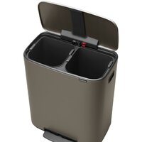 Brabantia Bo Pedal Bin 2 x 30 л (платиновый) Image #3