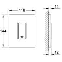 Grohe Skate Cosmopolitan 38784P00 (матовый хром) Image #3