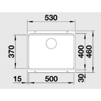 Blanco Etagon 500-U Silgranit (темная скала) [522228] Image #2