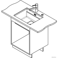 Franke Kubus 2 KNG 110-52 (миндаль) Image #6