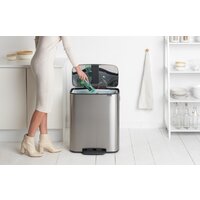 Brabantia Bo Pedal Bin 60 л (стальной матовый) Image #9