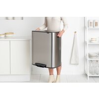 Brabantia Bo Pedal Bin 60 л (стальной матовый) Image #11