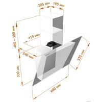 Backer AH60A-G6L200 WH Glass Image #3