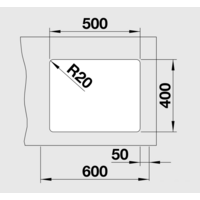 Blanco Etagon 500-U Silgranit (кофе) [522236] Image #3