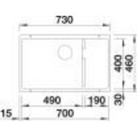 Blanco Subline 700-U Level 527355 (вулканический серый) Image #3