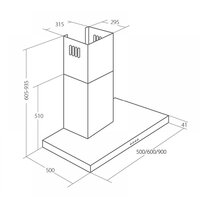Akpo Feniks Slim Glass Eco 60 WK-4 (черное стекло/нержавеющая сталь) Image #2