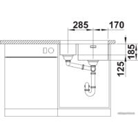 Blanco Solis 340/180-U 526129 (левая, полированная) Image #3