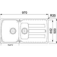 Franke Antea AZG 651 (ваниль) Image #2