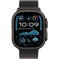 Apple Watch Ultra 2 LTE 49 мм (титановый корпус, черный/черный, миланская петля L) Image #2