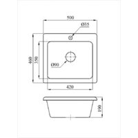 AV Engineering Solo AV500460SGTA (гранит) Image #5