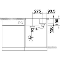 Blanco Subline 340/160-F (белый) Image #4