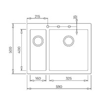 TEKA ForSquare 2B 590 TG (арктик белый) Image #2