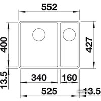 Blanco Subline 340/160-F (темная скала) Image #2