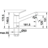 Blanco Zenos Silgranit (хром/белый) [517808] Image #12