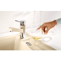 Blanco Zenos Silgranit (хром/белый) [517808] Image #10