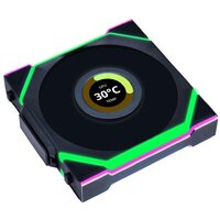 Lian Li Uni Fan SL 120 Wireless LCD Reverse G99.12RSLLCD1W1B.R0 Image #1
