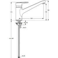 Ideal Standard Connect Blue B9931AA Image #2
