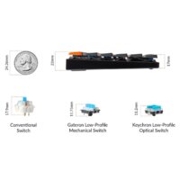 Keychron K5 SE RGB K5SE-E1 (Keychron Low Profile Optical Red, нет кириллицы) Image #2