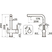 Omoikiri Nagano-P-BL (черный) Image #2