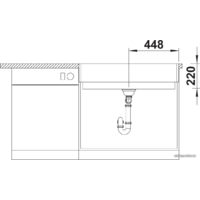 Blanco Vintera XL 9-UF 526109 (бетон) Image #4