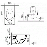 Vitra Rim-Ex Sento 7748B003-0075 (без сиденья) Image #4