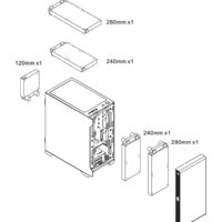 Thermaltake S100 TG Snow Edition CA-1Q9-00S6WN-00 Image #12