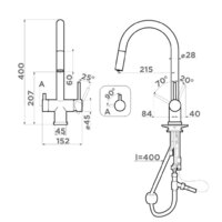 Omoikiri Akita-S LG (светлое золото) Image #2