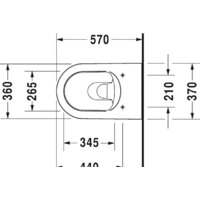Duravit ME by Starck 2528090000 Image #3