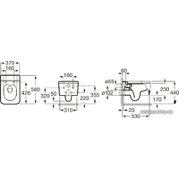 Roca Inspira Square 346537000 (без сиденья) Image #4