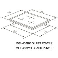Meferi MGH453BK Glass Power Image #17