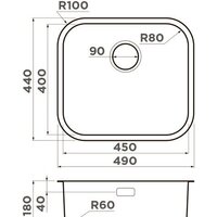 Omoikiri Omi 49-U/I GM Image #2