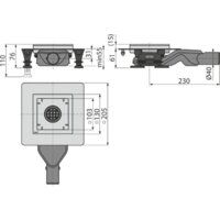 Alcaplast APV110 (без решетки) Image #2