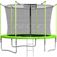 Atlas Sport 252 см - 8ft (с лестницей, внутренняя сетка, зеленый)