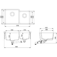 Aquasanita Arca SQA230LW (black metallic 601) Image #2