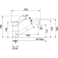 Franke Sinta с выдвижным шлангом Хром/Шоколад [115.0297.493] Image #2
