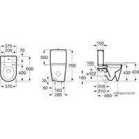 Roca Inspira Round A342529000 (без бачка, без сиденья) Image #3