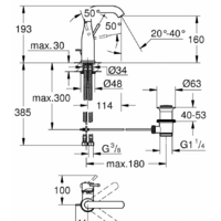Grohe Essence New M-Size 23462AL1 (темный графит, матовый) Image #2