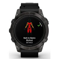 Garmin Epix Pro Gen 2 Sapphire 47 мм (карбоново-серый титан/черный, с кожаным и силиконовым ремешками) Image #10