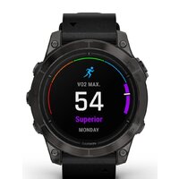 Garmin Epix Pro Gen 2 Sapphire 47 мм (карбоново-серый титан/черный, с кожаным и силиконовым ремешками) Image #2