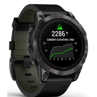 Garmin Epix Pro Gen 2 Sapphire 47 мм (карбоново-серый титан/черный, с кожаным и силиконовым ремешками) Image #3