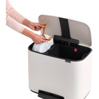 Brabantia Bo Pedal Bin 11л + 23л (белый) Image #5