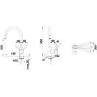 Blanco Mida-S Silgranit (алюметаллик) [521456] Image #2