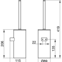 Keuco Moll 12769010101 (хром/антрацит) Image #2