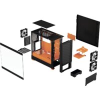 Fractal Design Pop Air RGB Orange Core TG Clear Tint FD-C-POR1A-05 Image #2