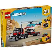 LEGO Creator 31146 Грузовик-платформа с вертолетом 3в1