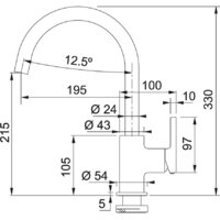Franke Lina XL 115.0626.018 (хром) Image #4